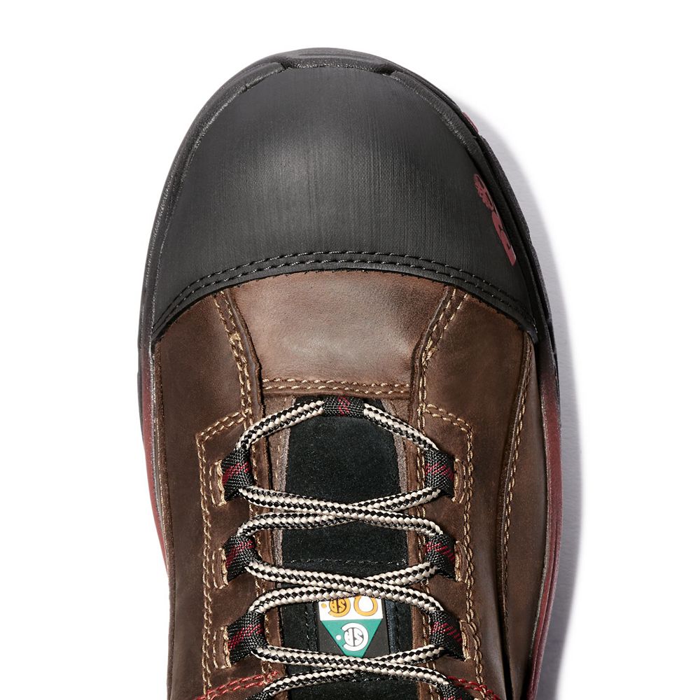 Botas de Trabajo Timberland Hombre Pro® Bosshog 6 Comp Toe Marrones/Negras - Chile FXV-438510